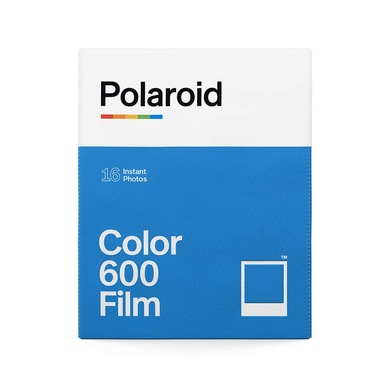 Polaroid Color Instant Film for 600 - Double Pack (16 Sheets) | Grey Album for Polaroid Instant Film