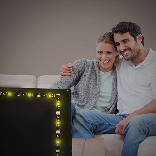 [AUSTRALIA] - WENICE LED Light Strip 18ft for TV 65 to 82inch,tv Backlight Strip 5.5m with 24key IR Remote Multi Color-The Longest 