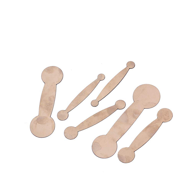 Alnicov Steel Clarinet Pads Repair Tools 6Pcs Woodwind Repair Tool Silver