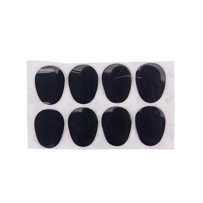Alnicov 8pcs Alto/Tenor Sax Mouthpiece Patches 0.8mm Pads Cushions Black