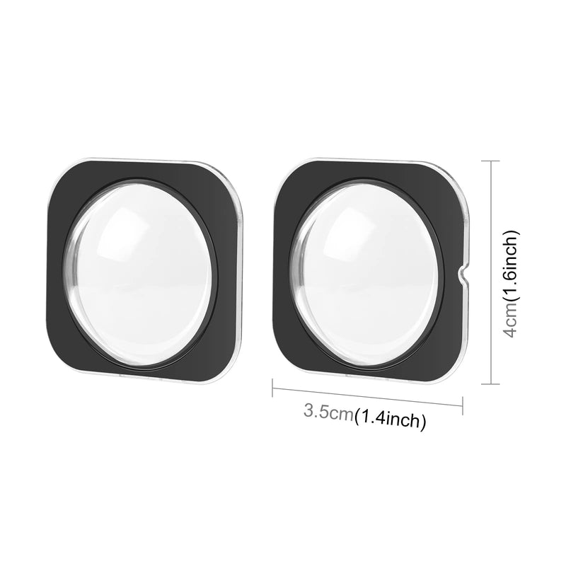 Puluz Compatible for Insta360 X3 Sticky Lens Guards Optical Tempered Glass Protective Cover Cap for Insta 360 X3 Waterproof 360 Action Camera Accessories