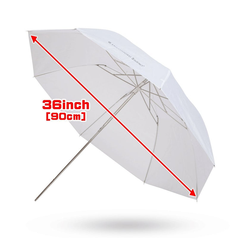 UNPLUGGED STUDIO 36" Collapsible Translucent Umbrella UN-011 36inch