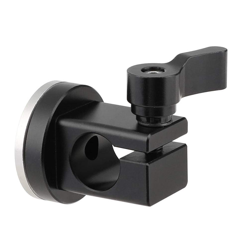 CAMVATE 15mm Single Rail Rod Clamp with M6 Rosette Mount for DSLR Camera Cage Handgrip