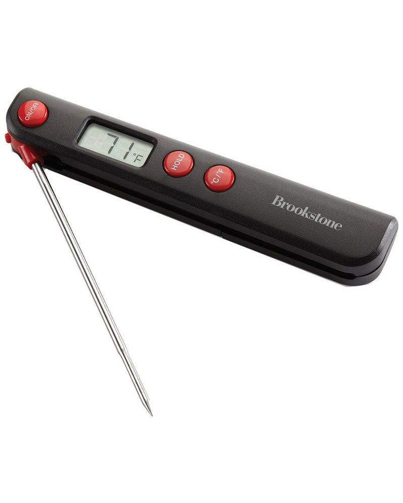 Brookstone Folding Meat Thermometer with Digital Display