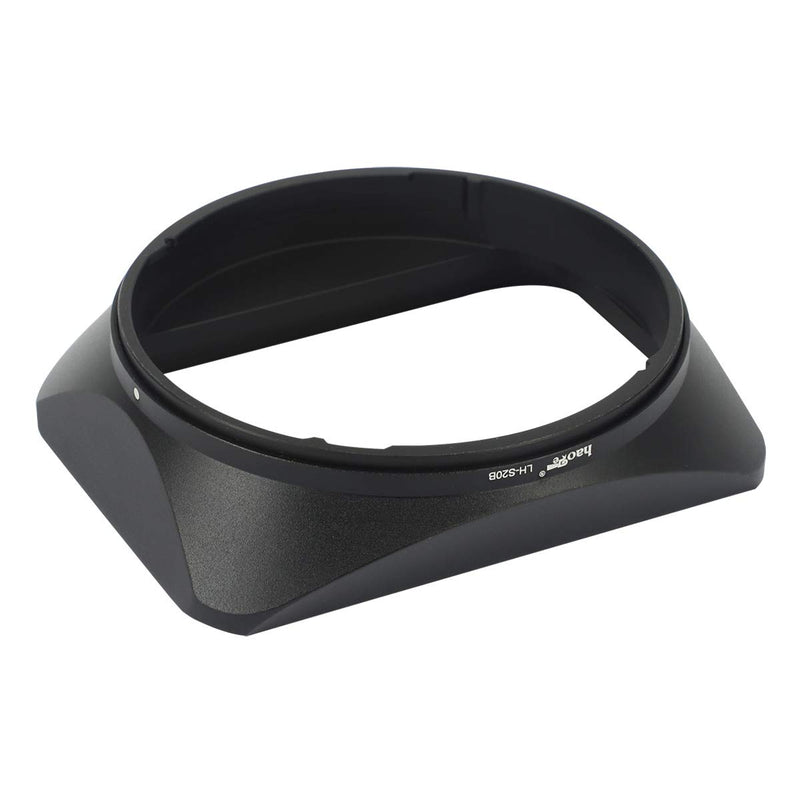Haoge LH-S20B Bayonet Square Metal Lens Hood Shade with Cap for Sony FE 20mm F/1.8 G SEL20F18G Sony 20mm f1.8 Wide Angle Prime Lens