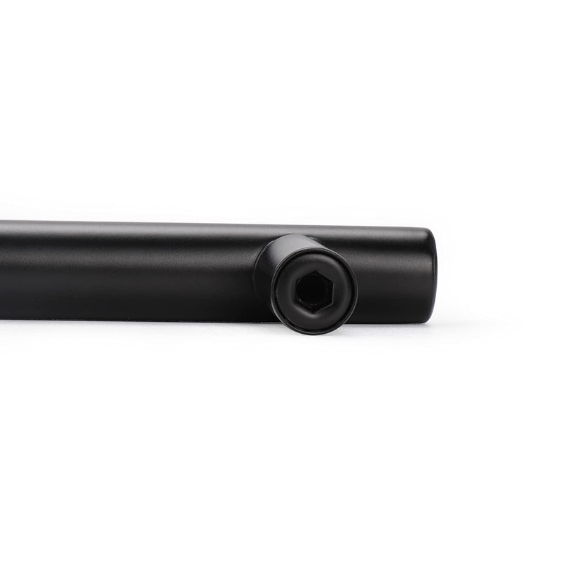 Probrico 5 Pack| Flat Black 3 Inch Center-to-Center Bar Cabinet Pull Modern Cabinet Hardware Kitchen Cabinet T Bar Handles Dresser Pulls, 5 Inch Total Length hole center 3"