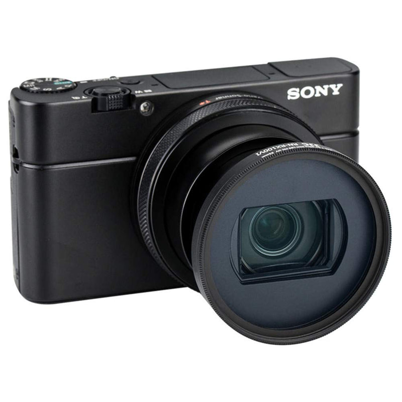 JJC Dedicated Metal Filter Adapter Lens Adapter for Sony ZV-1 ZV1 RX100 VII VI RX100M7 RX100M6 for Canon G5X Mark II Installing 52mm UV CPL ND Filter,Includes 52mm Snap-On Lens Cap & Cap Keeper String