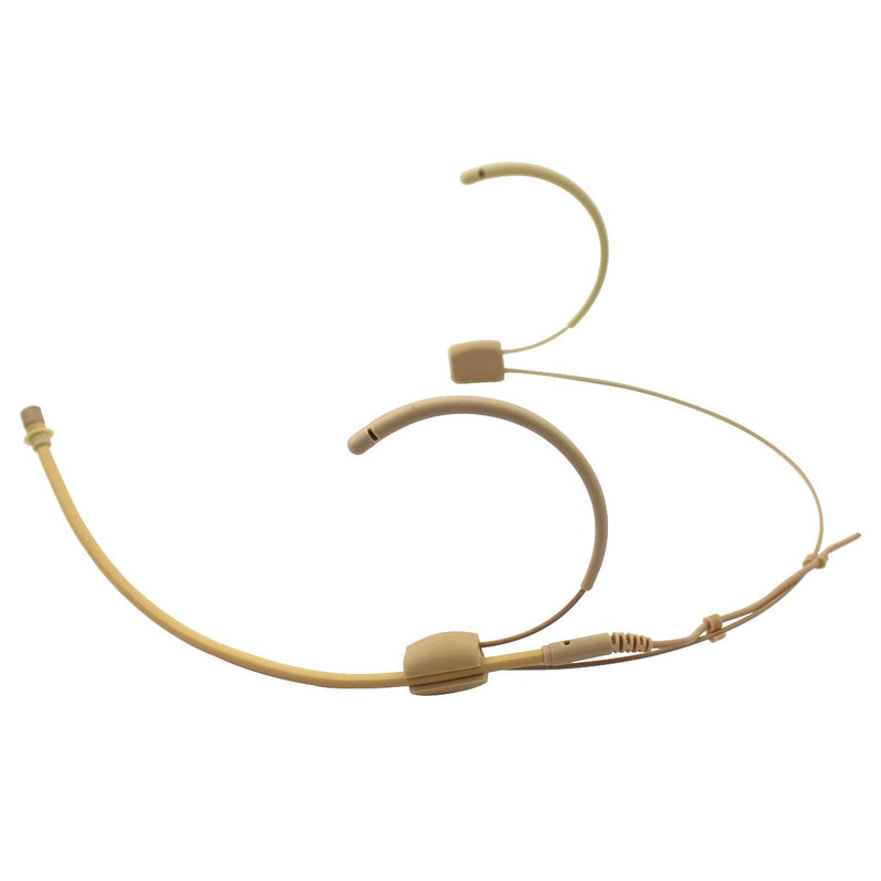 [AUSTRALIA] - Pro Earhook Headset Headworn Omnidirectional Microphone JK MIC-J 060 Compatible with AKG Samson Wireless Transmitter - Mini XLR TA3F Plug 