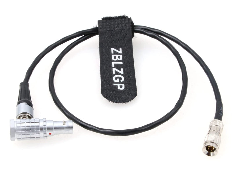 ZBLZGP Din 1.0/2.3 Male to EXT 9 Pin Right Angle Timecode Sync Cable for RED Komodo 6K Camera