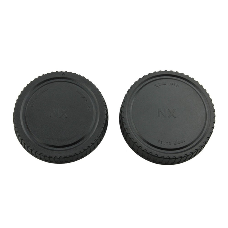 JJC L-R8 Body Cap and Rear Lens Cap for Samsung NX10 and Other NX Mount Digital Cameras