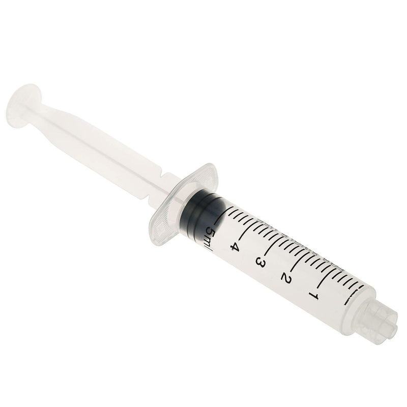 Tegg 5ml Syringe 20pcs Plastic Syringe Luer Lock with Measurement - No Needle