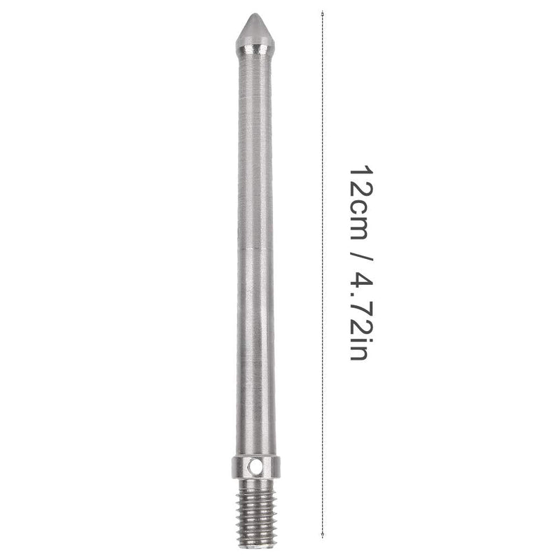 Acouto Tr Ground Spike Stainless Steel Metal Spike Mount Adapter for Tr Monopod with 3/8 Inch Screw Thread Camera Accessories(12cm) 12cm