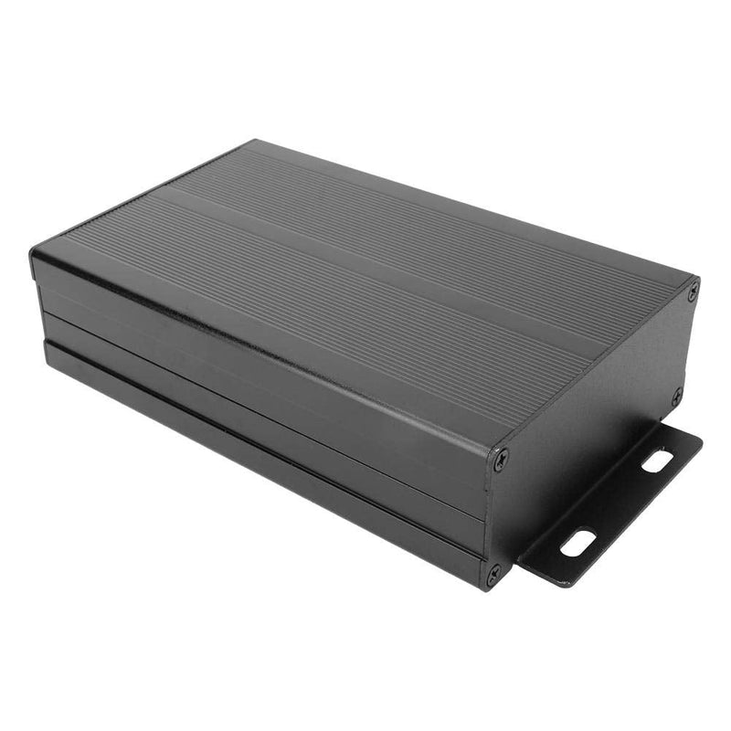 40x97x150mm Enclosure Electronic DIY Circuit Board Project Protective Box Aluminum Cooling Case for Power Amplifier Aluminum Box GPS Analyzer Housing Black