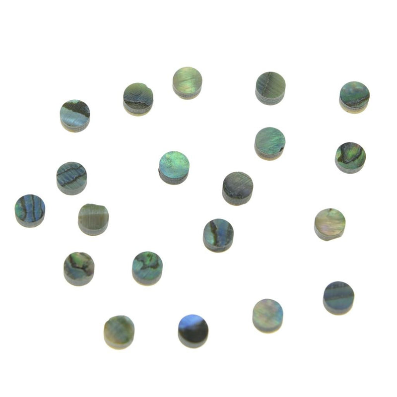 KAISH 20pcs 4x2mm Natural Paua Abalone Shell Guitar Inlay Fingerboard Dots 4mm