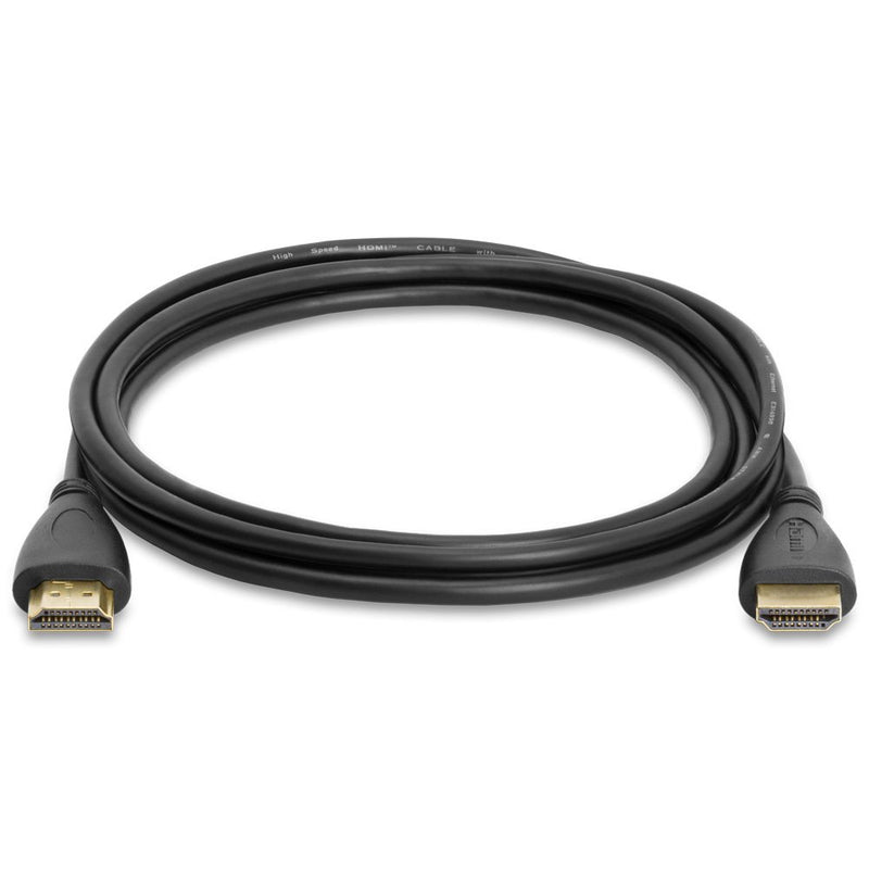 [AUSTRALIA] - Cmple - Ultra Slim High Speed HDMI Cable HDMI 2.0 HDTV Cable - Supports Ethernet 3D 4K and Audio Return - 3FT (2 Pack) 3FT (2 PACK) Black 