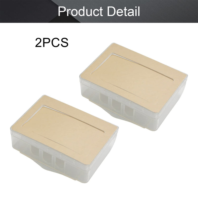 [AUSTRALIA] - Fielect 2Pcs Weatherproof in Use Outlet Cover Plug Receptacle Protector for Retrofit Siding Construction Transparent 118 Type 135x95x41mm 