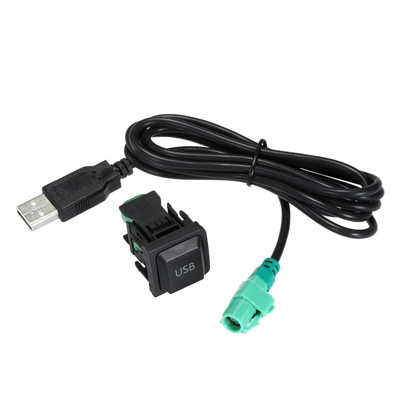 [AUSTRALIA] - Shkalacar 130cm USB Audio Cable Adapter, CD Player Wire Cable Compatible with VW Volkswagen 