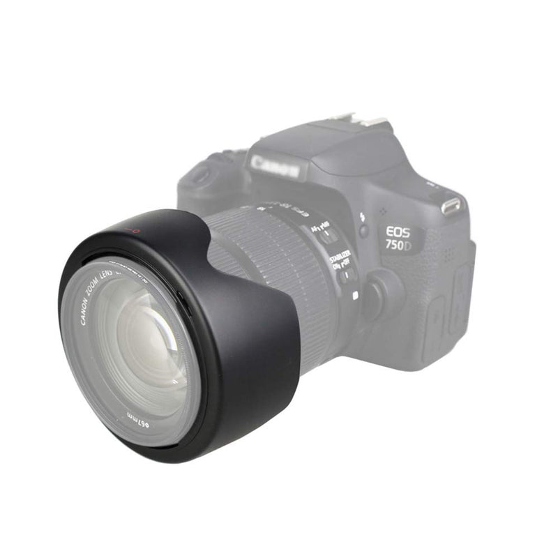 JJC Bayonet Dedicated Lens Hood for Canon EF-S 17-85mm f/4-5.6 is USM, EF-S 18-135mm f/3.5-5.6 is STM, EF-S 18-135mm f/3.5-5.6 is Lens, Replaces Canon EW-73B OEM Lens Hood