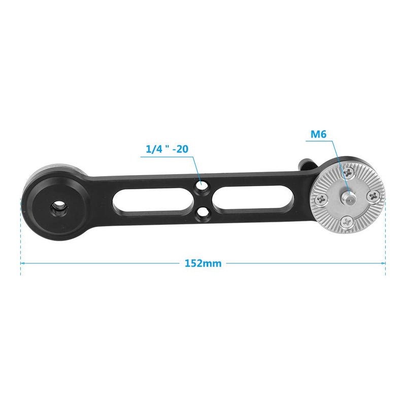 CAMVATE Versatile Extension Arm with M6 Rosette Mount for DSLR Camera Shoulder Mount Rig (Non-Stretch) - 2320