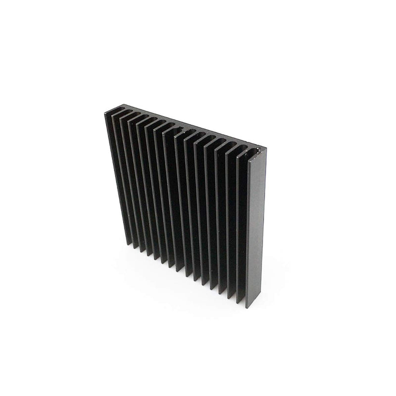 Awxlumv Heatsink 60 x 60 x 10 MM / 2.36''x 2.36''x 0.39'' Aluminum Radiator Circuit Board Heat Sink Heatsink Cooling Cooler Fin - Black 60*60*10mm