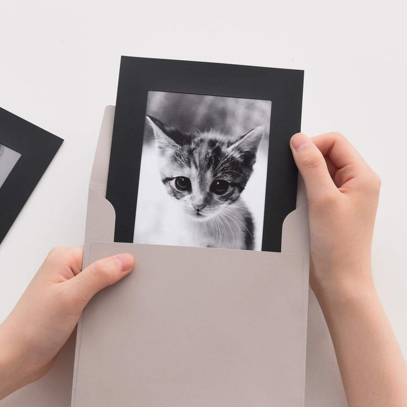 Monolike Standing Paper Photo Frame 4x6 Black 10p 4x6Inch Size