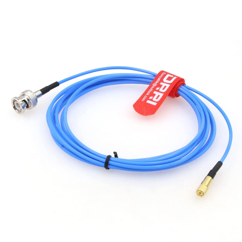 DRRI BNC Male to 10-32 UNF Microdot Male Acceleration Sensor Vibration Sensor Test Cable (2M / 79inch) BNC-M5 2M / 79inch