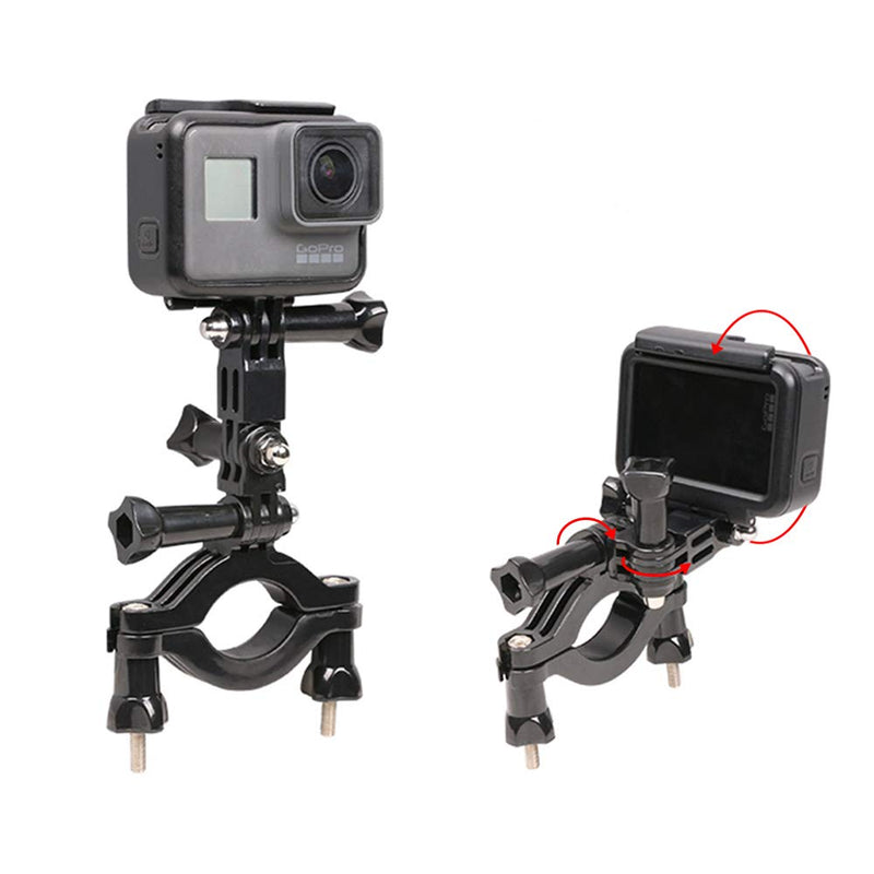 SLFC Roll Bar Mount Compatible with GoPro® Cameras + 3-Way Pivot Arm, Compatible for All GoPro Models, Such as GoPro Hero 9, 8,7,5 Session, GoPro Max
