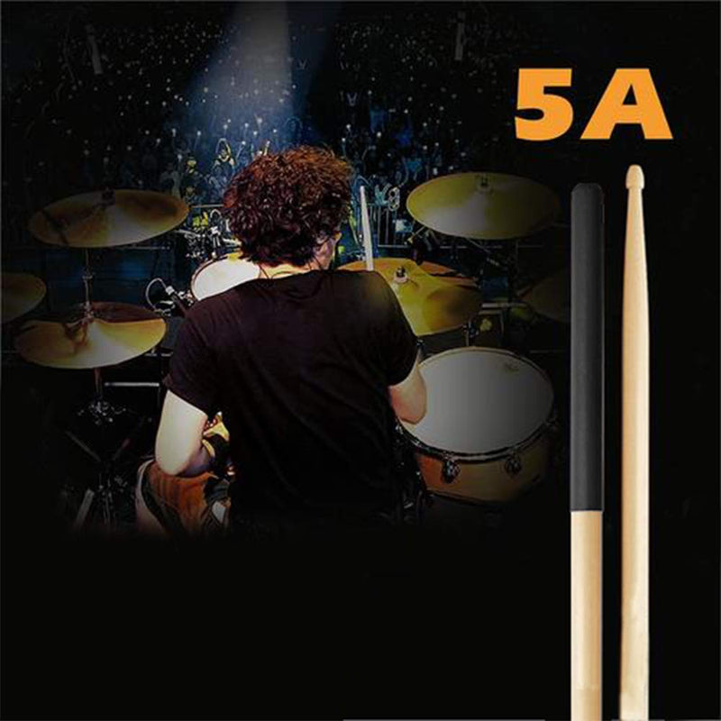 3 Pairs Drum Sticks Non-Slip Classic Maple Wood Drumsticks 5A Drumsticks for Adults, Kids, Students, and Beginners 3Pair