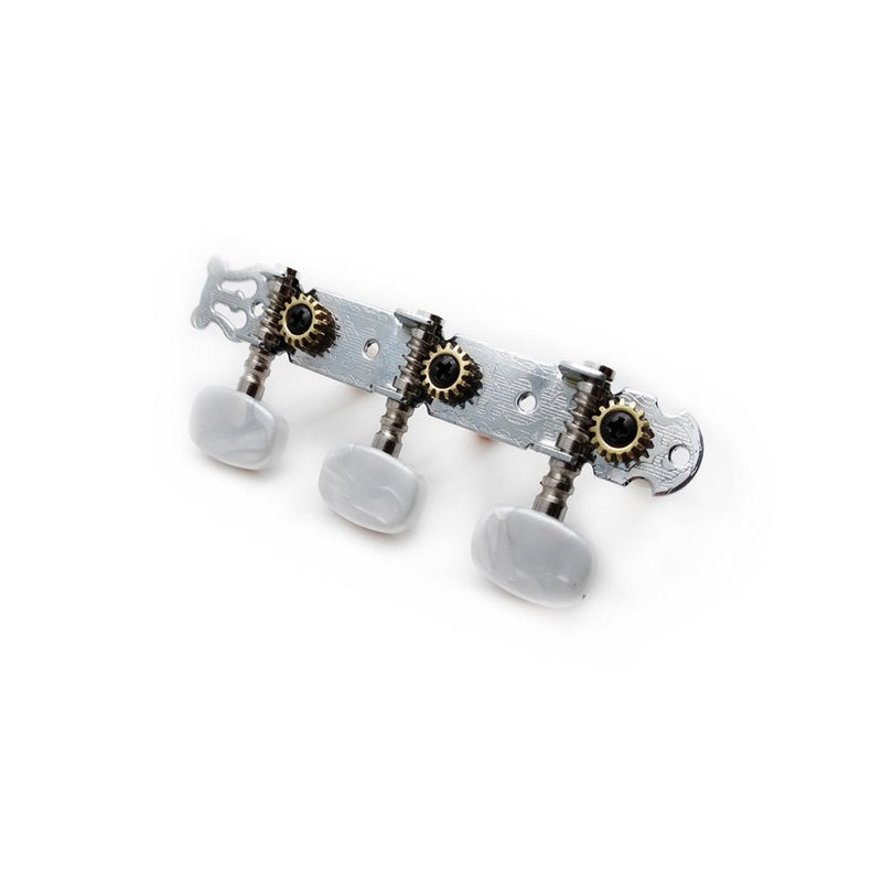 Timiy 2Pcs Adjustable Classical Guitar Tuning Pegs Set Classic Guitar Tuners Replacement V1