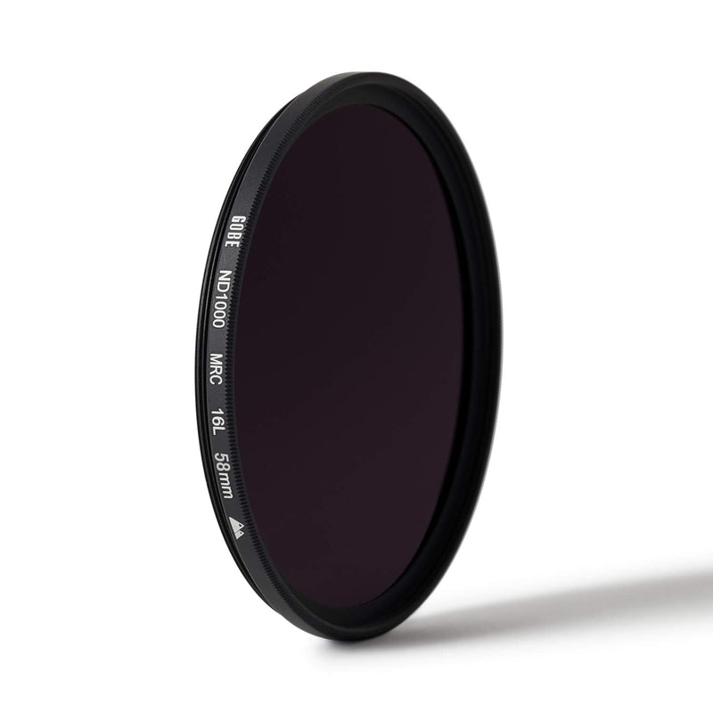 Gobe 58mm ND1000 (10 Stop) ND Lens Filter (2Peak)