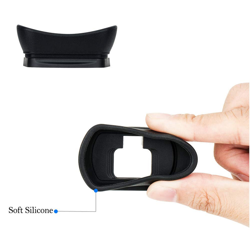 Kiwifotos DK-29 Eyecup Eyepiece Eyeshade for Nikon Z7 Z6 Viewfinder Replaces Nikon DK-29 Eye Cup Soft Silicone Extended Design