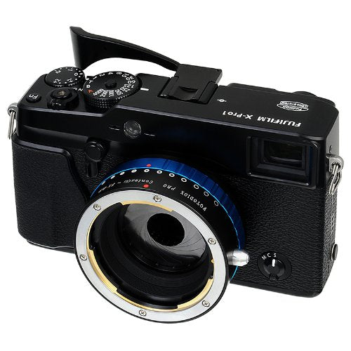 Fotodiox Pro IRIS Lens Mount Adapter Compatible with Contax N Lenses to Fujifilm X-Mount Cameras