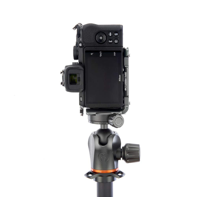 3 Legged Thing Zayla Dedicated L-Bracket - Arca Swiss Compatible L-Bracket for Landscape and Portrait Photography Grey