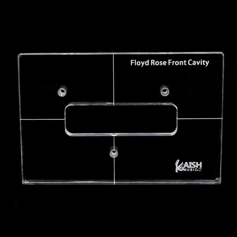 KAISH Acrylic Tremolo Bridge Routing Template Front and Rear Template Set for Floyd Rose Tremolo