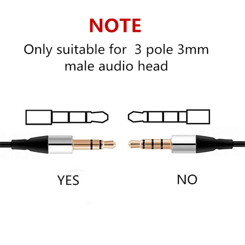 [AUSTRALIA] - Wakaka 3.5mm Female to 5 Pin Mini USB Male Microphone Adapter Cable To Fit GoPro HERO3/HERO3+ & HERO4,Black 