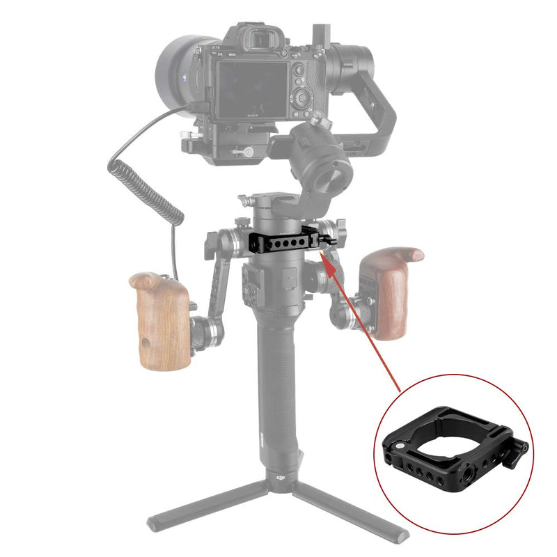 NICEYRIG Ring for DJI Ronin S, Mounting Plate Clamp with NATO Rails ARRI 1/4 Locating Holes - 279