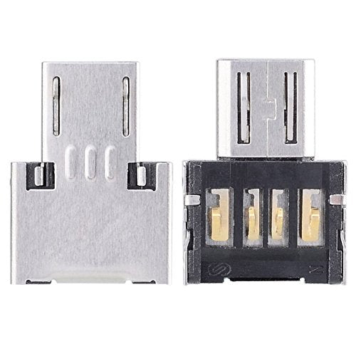 CHENYANG Ultra Mini DM Micro USB 5pin OTG Adapter Connector for Cell Phone Tablet & USB Cable & Flash Disk - 5pcs OTG*5set