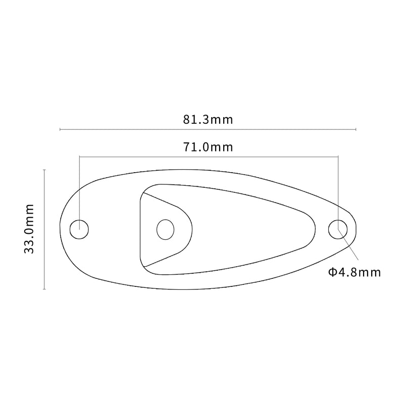 [AUSTRALIA] - Cheerock 1/4" Boat Style Guitar Strat Loaded Output Jack Input Jack for Electric Guitar Fender Stratocaster Strat ST Electric Guitar Replacement Parts (black) black 