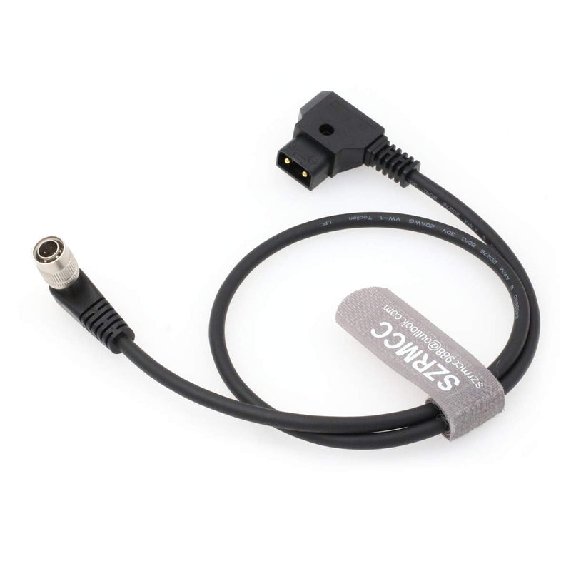 SZRMCC Anton-Bauer IDX D-Tap to Thin Right Angle Hirose 4 pin Male Power Cable for Zaxcom Sound Devices 688 644 633