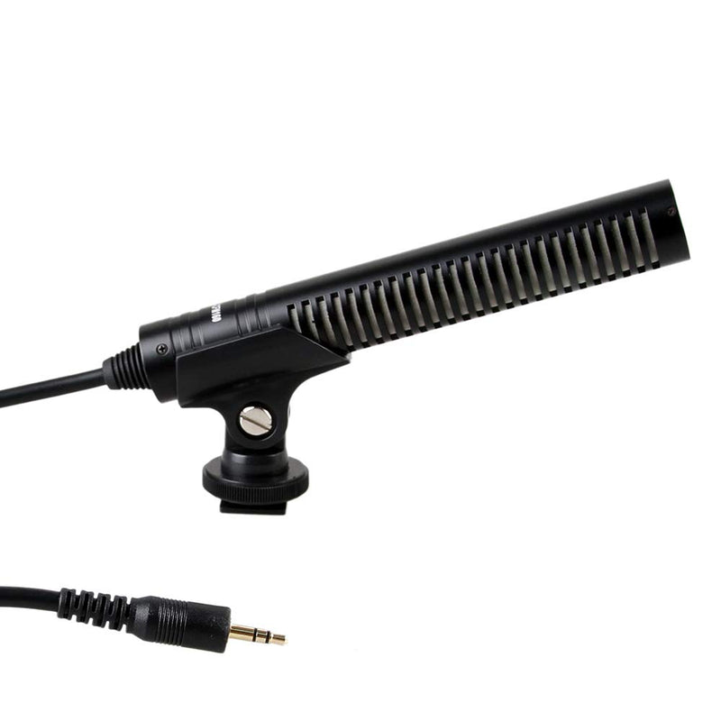 YICHUANG YC-CFM160 3.5mm Plug Professional DSLR Video Interview Microphone Mic for Canon Nikon Sony Panasonic Olympus DSLR Camera JVC Camcorder