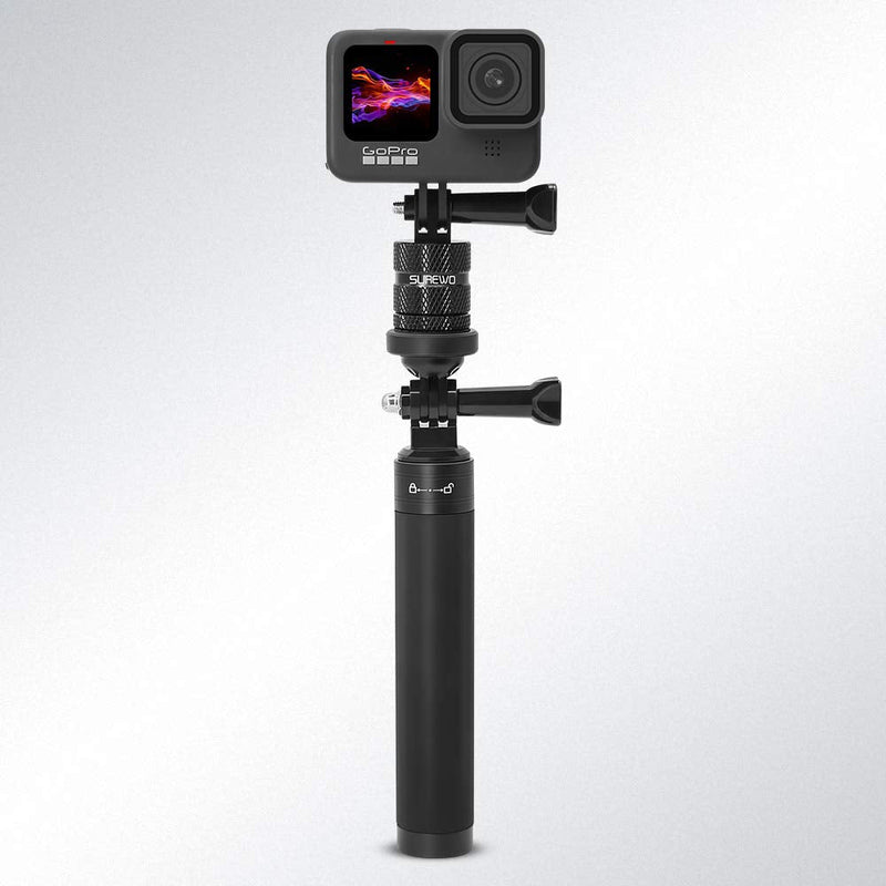 Aluminum 1/4 inch 20 Camera Mount, 360 Degree Rotation Tripod Mount Adapter Compatible with GoPro Hero 10 Black,Hero 9/8/7/6/5 Black,OSMO Action, Xiaoyi 4K and Other Standard 1/4 Accessories Threaded Adapter Mount