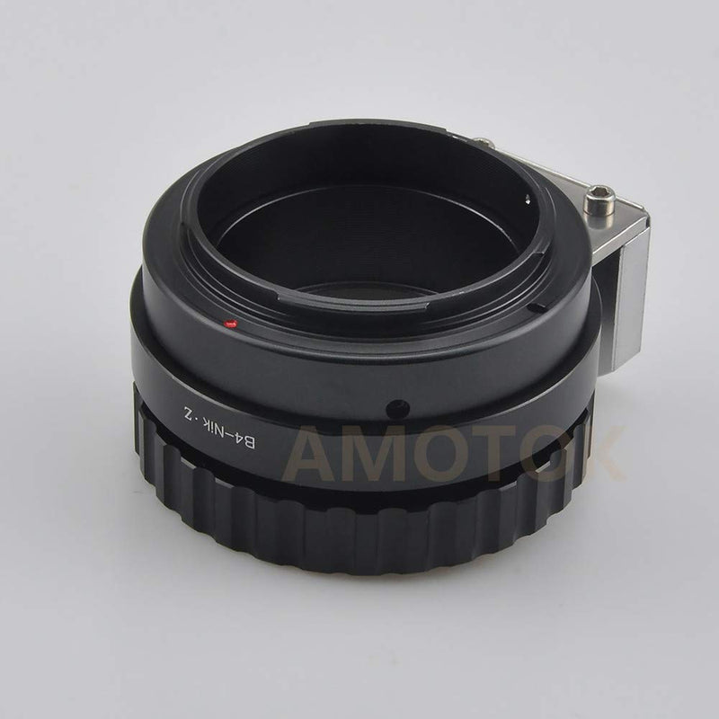 B4 to Z7 Camera Adapter,B4 2/3" Broadcast Lens to for Nikon Z Mount Z6 Z7 Full Frame Camera B4 to Nikon Z adapter