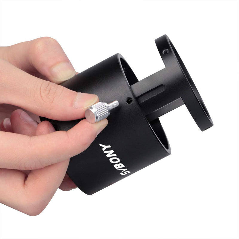 SVBONY SV123 Spotting Scope Adapter for Camera Connect to Spotting Scope Fits SV46 Spotting Scope and Eyepiece Outer Diameter 49mm to 58mm