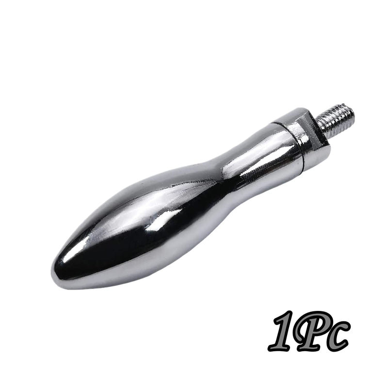 MroMax 1PCS Clamping Handles Screw Knobs Handgrips M8Threaded Steel Revolving Handle Grip Silver