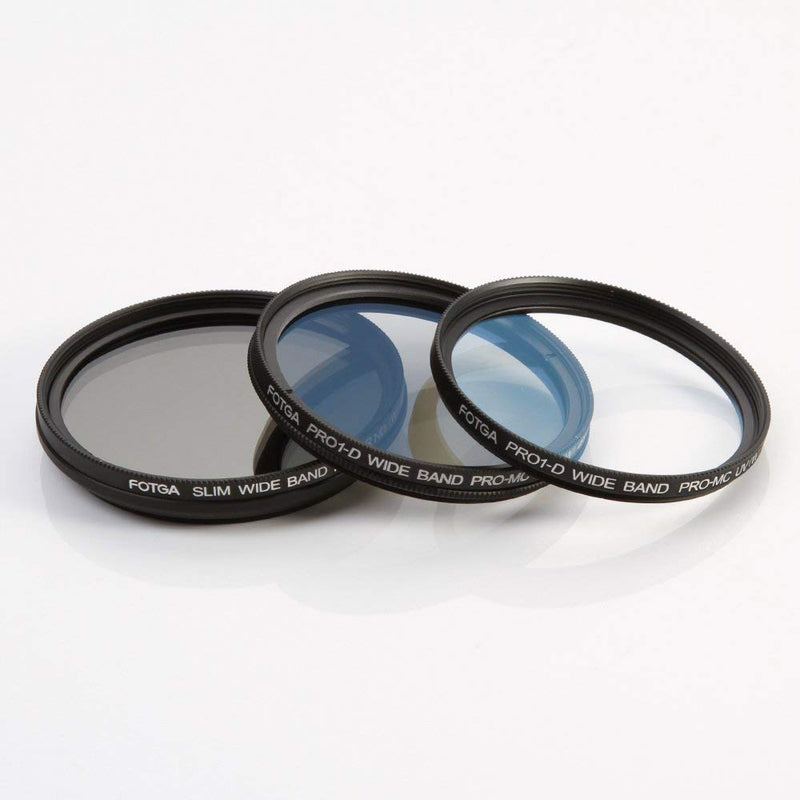 Fotga 55mm Slim Optical Glass Camera Lens Filter Kits (Variable ND2-ND400 ND + MC UV + MC CPL Filter) + Filter Pouch,Fits for Canon Nikon Sony Pentax DSLR Mirrorless Camera Lens with 55mm Thread