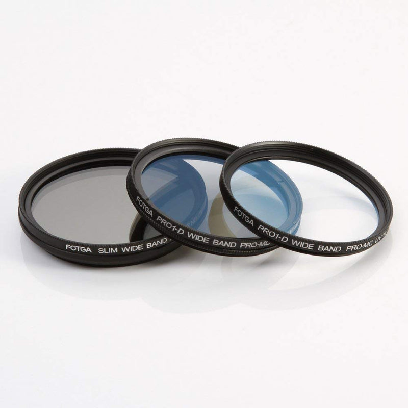 [AUSTRALIA] - Fotga 82mm Slim Optical Glass Camera Lens Filter Kits (Variable ND2-ND400 ND + MC UV + MC CPL Filter) + Filter Pouc,Fits for Canon Nikon Pentax Sony DSLR Mirrorless Camera Lens 