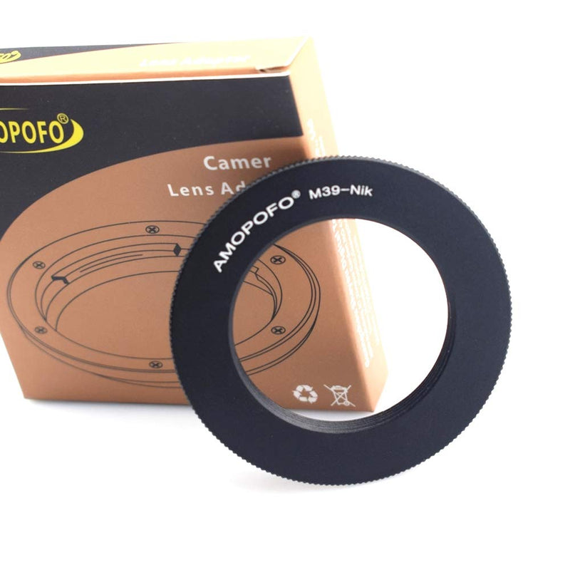 Compatible with for Leica L39 M39 39mm Mount Lens to& for Nikon F Mount Camera D7000, D5000, D3100, D3000, D90, D80, D70, D60 ect. M39 to Nikon lens adapter