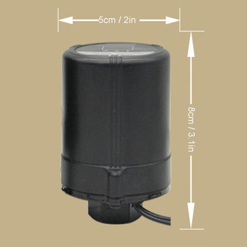 YWBL-WH Digital Display Water Pump Pressure Switch Intelligent Pump Pressure Controller Accessory 3/8 Female Thread 800W AC 220V 0.2-10kg/cm² MPC‑03