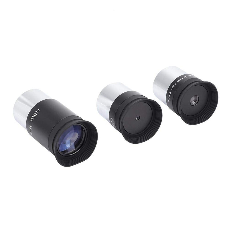 Diyeeni 1.25 Lenses for Telescope, Multi Coated Telescope Eyepiece Set, with 4mm/10mm/ 25mm Plossl Eyepiece, M28.5 * 0.6 Telescope Lenses, Astronomy Accessory Kit