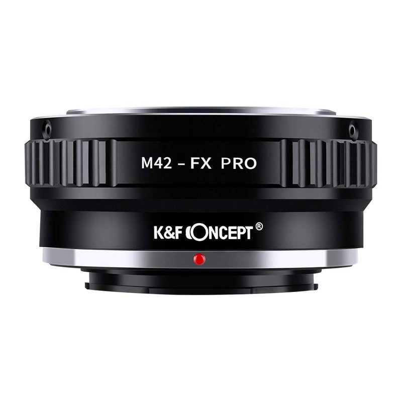 K&F Concept Lens Mount Adapter with Light-reducing Paint for M42 Lens to Fuji Fujifilm FX XPro1 X-Pro1 Camera Body